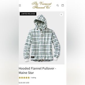Vermont flannel hoodie